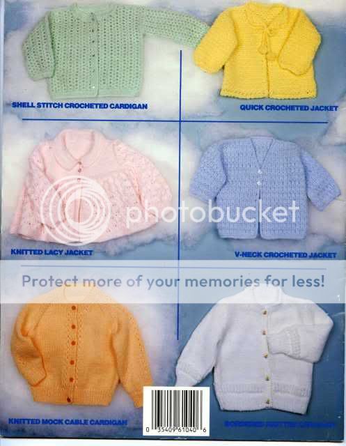 Puff Stitch Crochet Child's Cardigan &amp; Hat Bunny Hop - baby or
