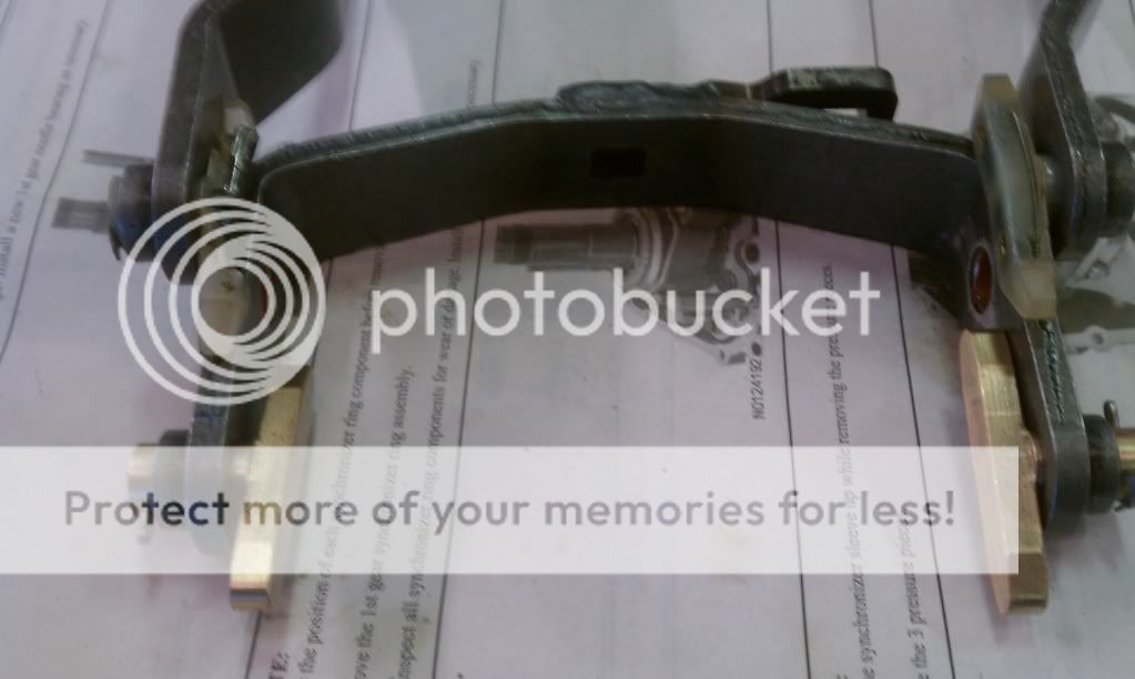 MT82 shift fork pad upgrade