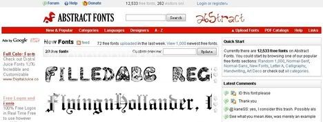 Abstract Fonts Abstract Fonts