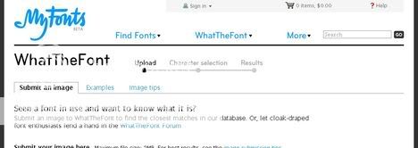 What the Font? - Upload a file and it will identify a font What the Font? - Upload a file and it will identify a font
