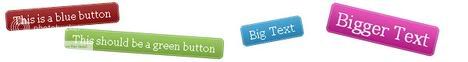 Scalable CSS buttons with PNG images and background colors Scalable CSS buttons with PNG images and background colors