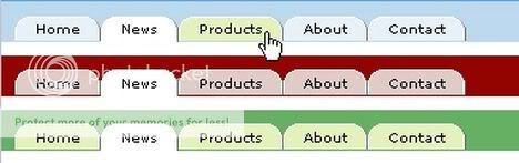 Light Weight Low Tech CSS Tabs Light Weight Low Tech CSS Tabs