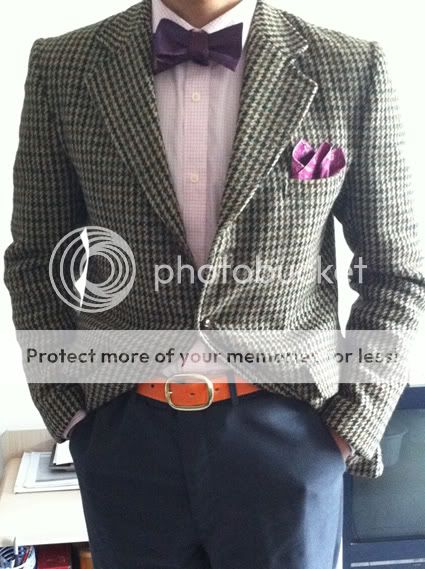 *BRAND NEW* Pastel PINK/&WHITE CHECKED TUXEDO MENS PLAID BOW TIE B493